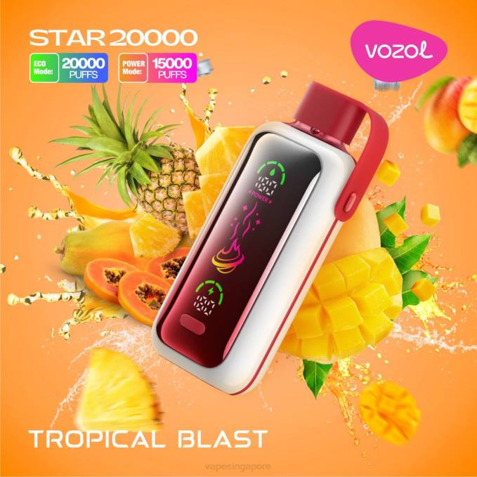 Vape Singapore TROPICAL BLAST 2TFN2 VOZOL STAR 20000