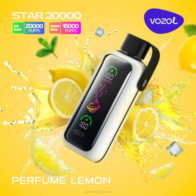 Vape Supplier Singapore PERFUME LEMON 2TFN17 VOZOL STAR 20000