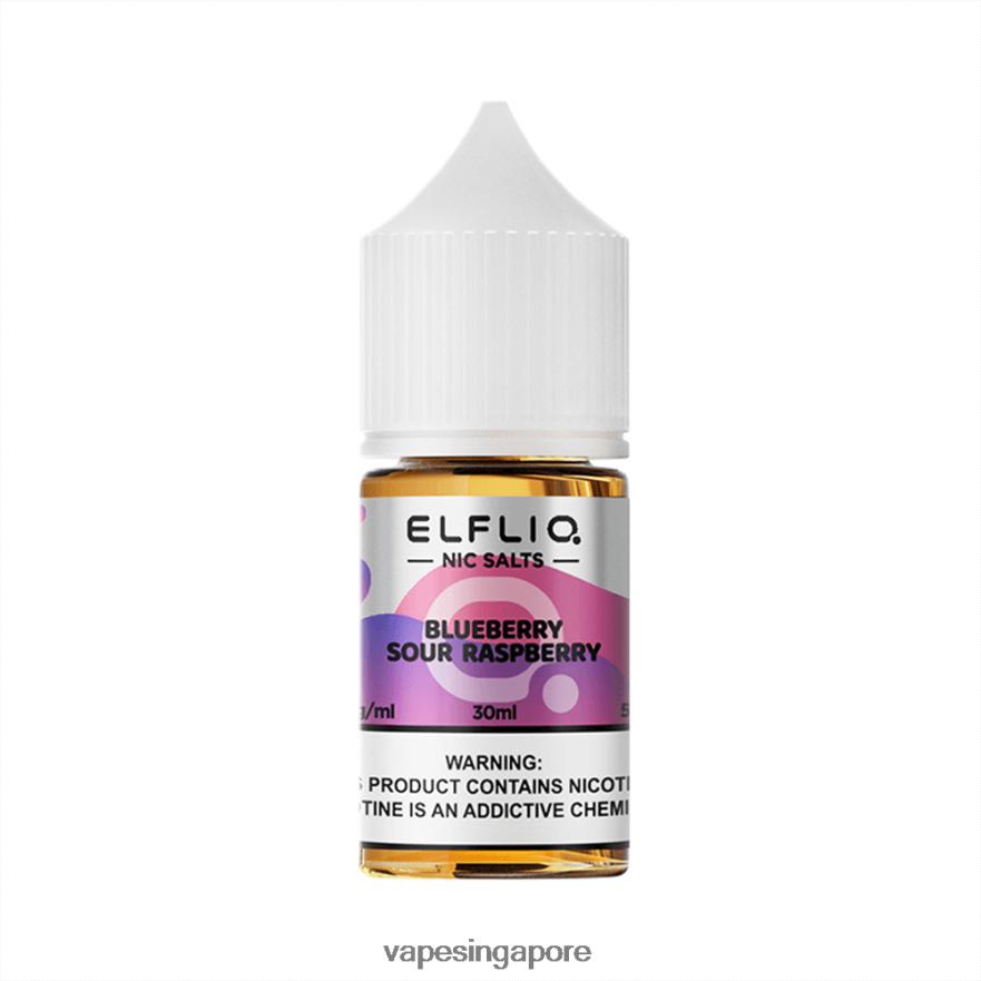 2ZH8P812 BLUEBERRY SOUR RASPBERRY ELFBAR ELFLIQ nic salt 30ml