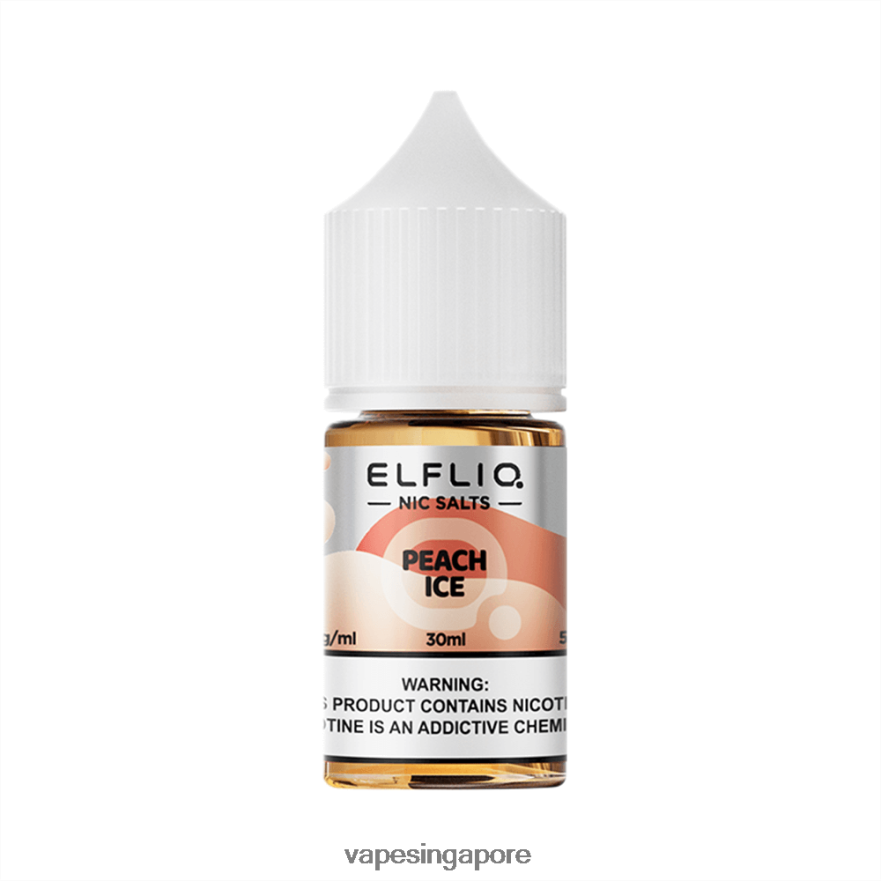 2ZH8P822 PEACH ICE ELFBAR ELFLIQ nic salt 30ml