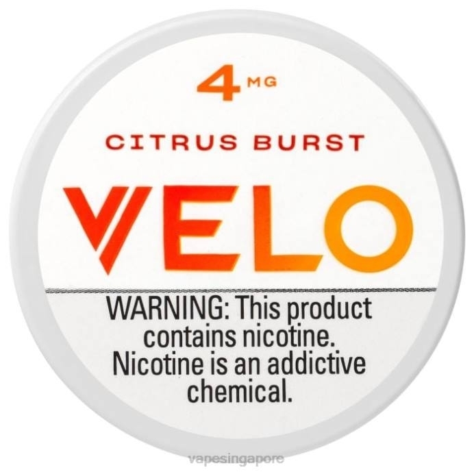 Citrus Burst - Vape supplier Singapore 2PLF35 VELO Nicotine Pouch 4mg