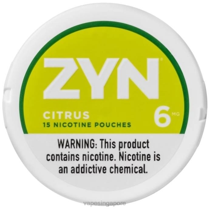 Citrus - best disposable Vape Singapore 2PLF17 ZYN Nicotine Pouch 6mg