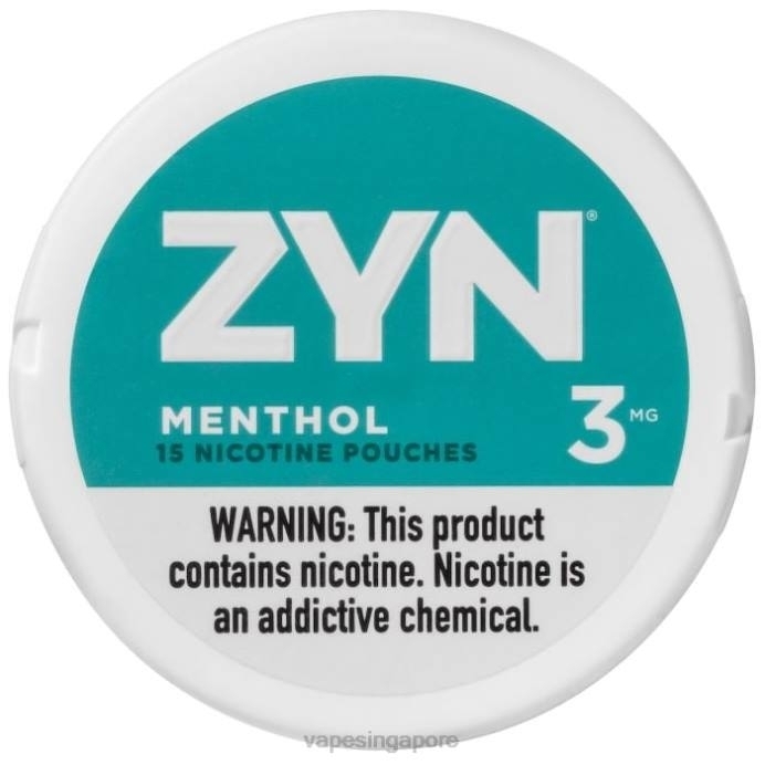 Menthol - Vape Singapore 2PLF33 ZYN Nicotine Pouch 3mg