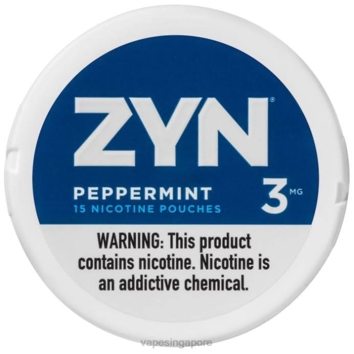 Peppermint - disposable Vape Singapore 2PLF28 ZYN Nicotine Pouch 3mg