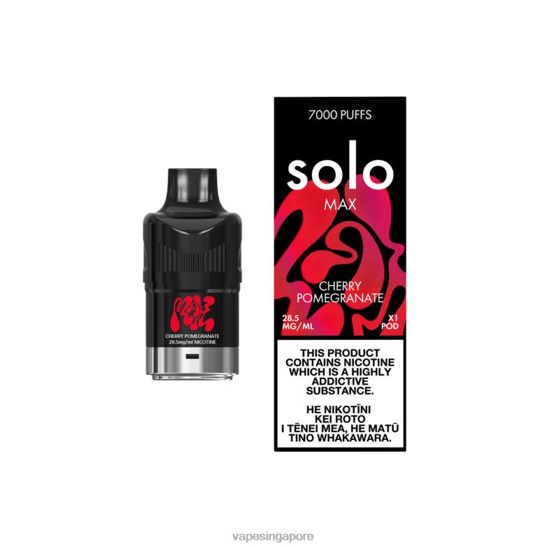 Vape Singapore BDFBR83 - Solo MAX Pod Cherry Pomegranate