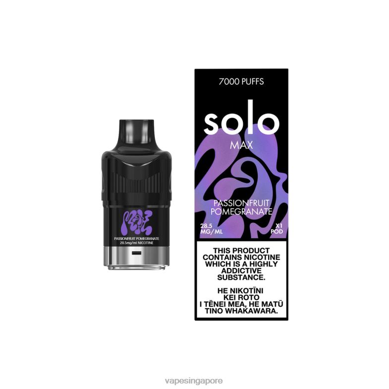 Vape Wholesale Near Me BDFBR89 - Solo MAX Pod Passionfruit Pomegranate