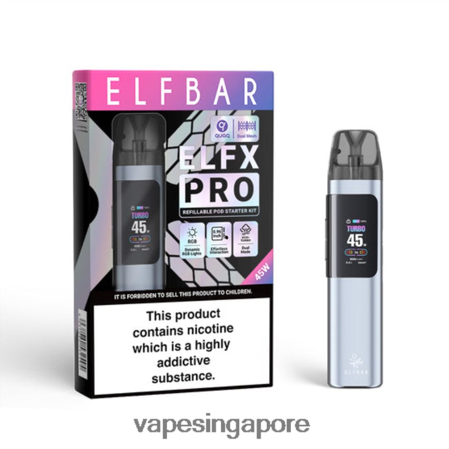 2ZH8P85 Black ELFBAR ELFX Pro Open Pod Device