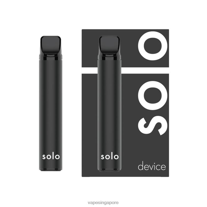 Disposable E Cigarette Singapore BDFBR49 - Solo Pod Device Black